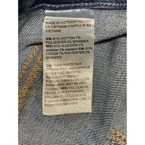 Chicos Pull On Jegging Ankle Jeans Womens Size 4 Light Wash Frayed Hem - Picture 5 of 8